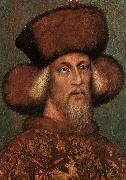Antonio Pisanello Portrait of the Emperor Sigismund Spain oil painting reproduction